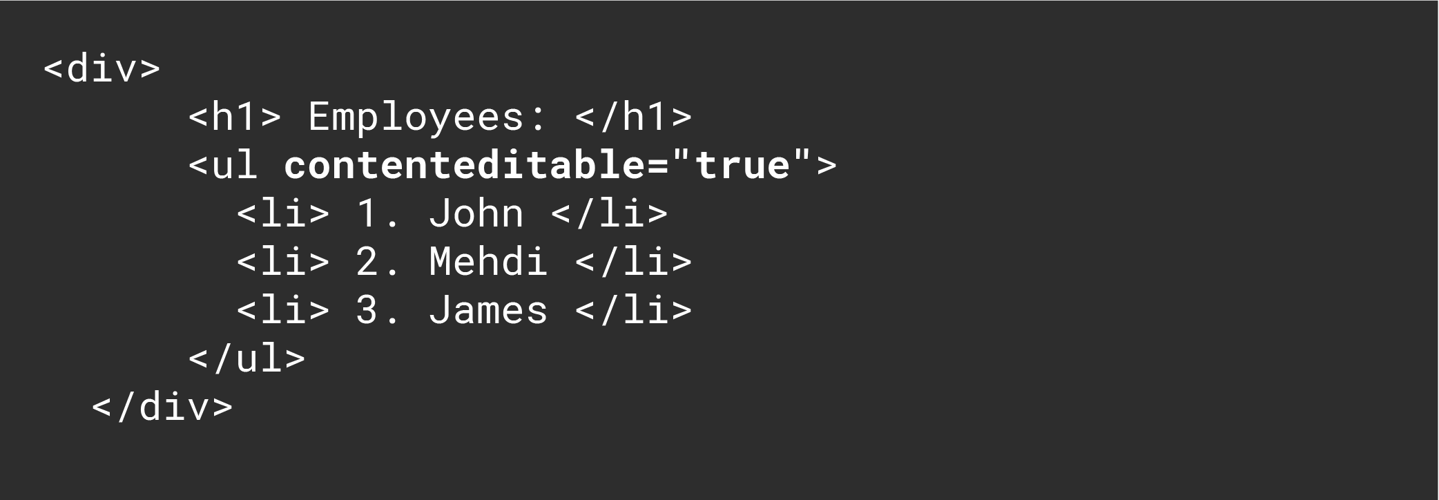 Atributos de HTML